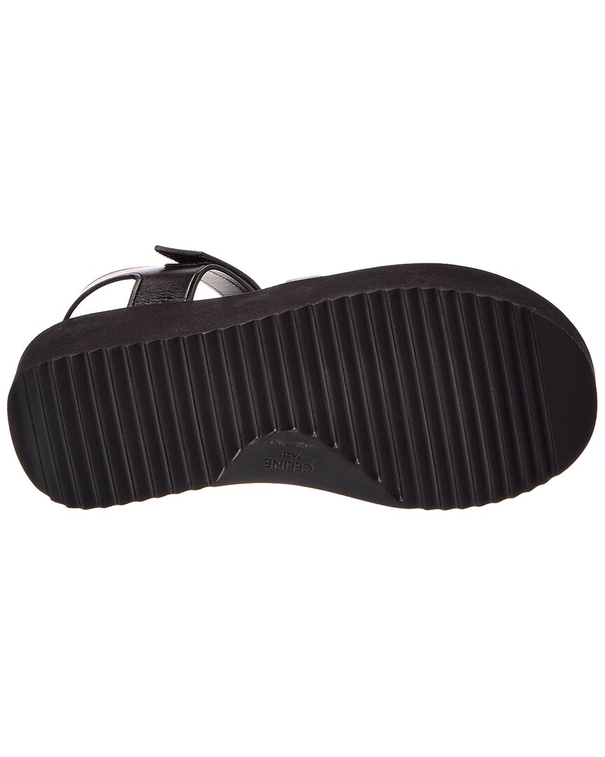 Celine Sunny Leather Platform Sandal