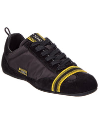 Fendi Wrap Nylon & Suede Sneaker
