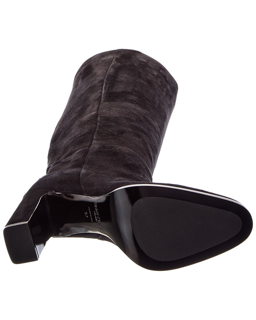 Jimmy Choo Jimmy Choo Caly 85 Suede Over-The-Knee Boot