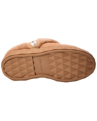 Jimmy Choo Jimmy Choo Diamond Maxi/F Suede & Shearling Mule