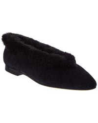 Jimmy Choo Jimmy Choo Margot Suede & Shearling Flat