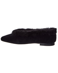 Jimmy Choo Jimmy Choo Margot Suede & Shearling Flat