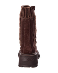 Jimmy Choo Jimmy Choo Tamia Leather & Cable Knit Boot