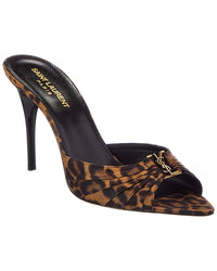 Saint Laurent Babylone 90 Grosgrain Mule