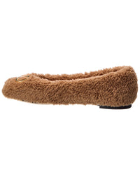 Valentino Vlogo Signature Shearling Ballet Flat