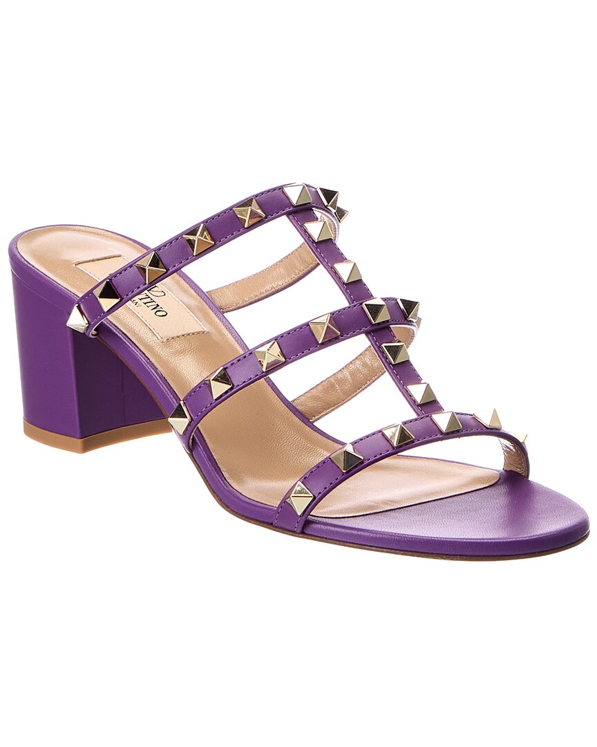 Valentino Rockstud Caged 60 Leather Sandal