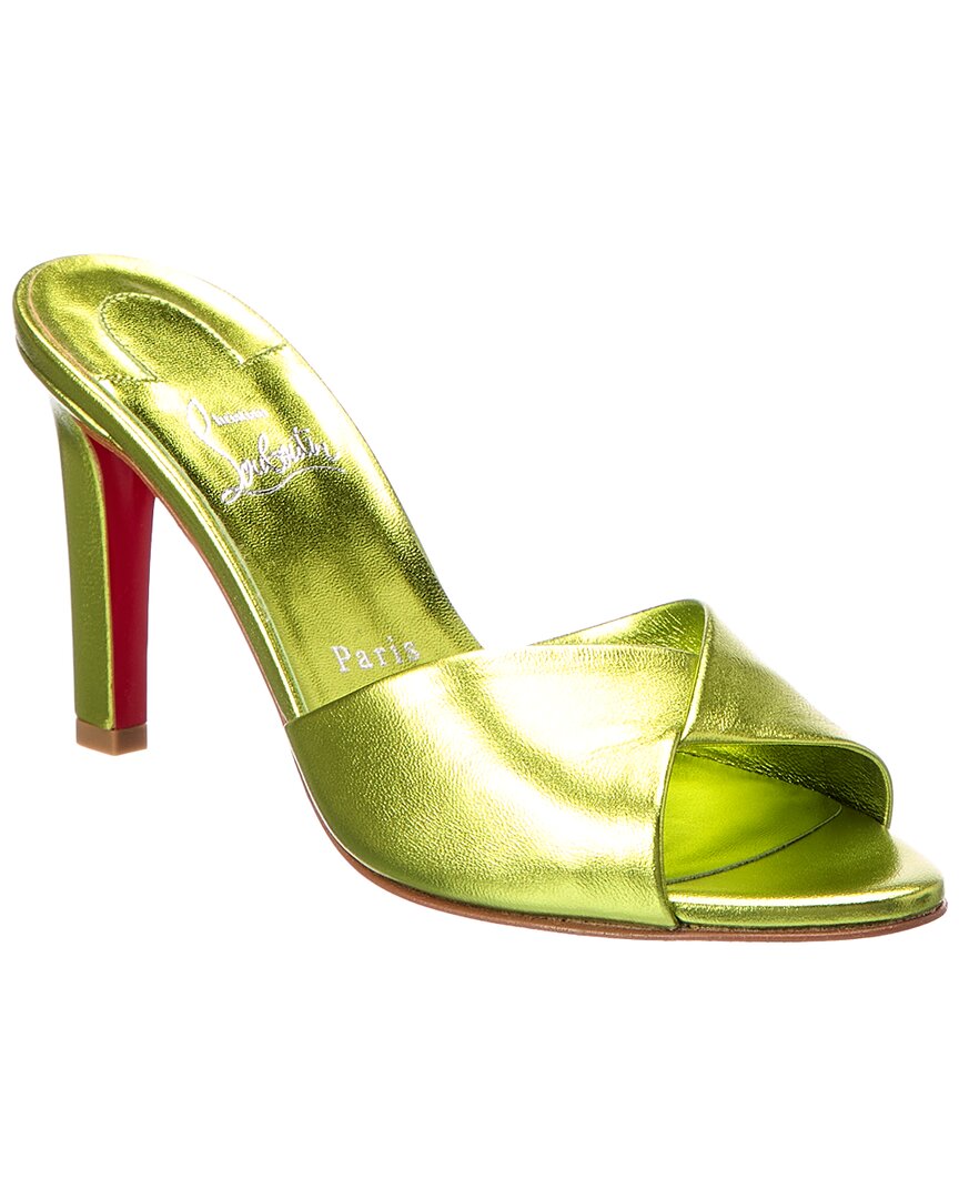 Christian Louboutin Fanny Slide 85 Leather Sandal