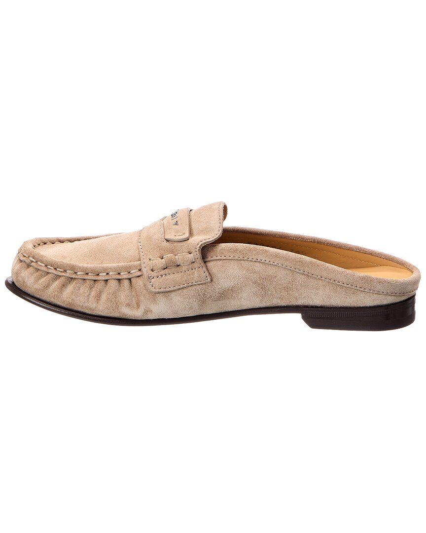 Fendi Scrunch Suede Mule