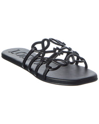 Loewe Petal Anagram Leather Slide
