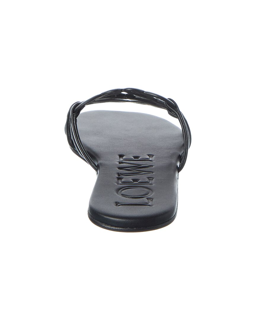 Loewe Petal Anagram Leather Slide