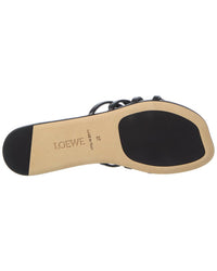 Loewe Petal Anagram Leather Slide