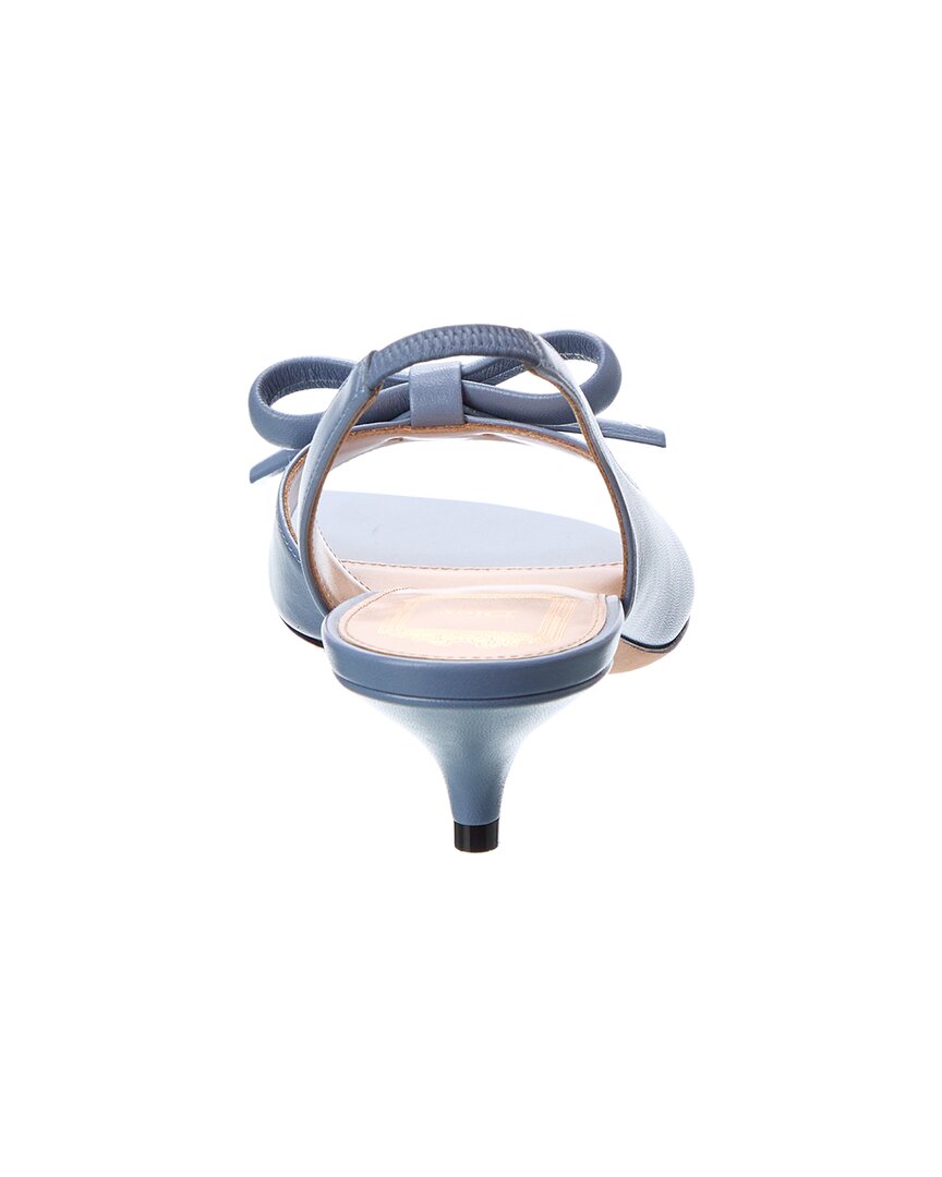 Dior Bow Leather Slingback Sandal