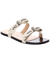 Dior J'adior Canvas & Leather Sandal