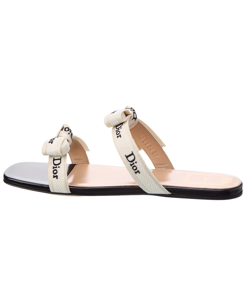 Dior J'adior Canvas & Leather Sandal