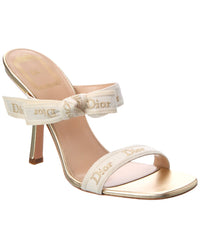Dior J'adior Canvas & Leather Sandal