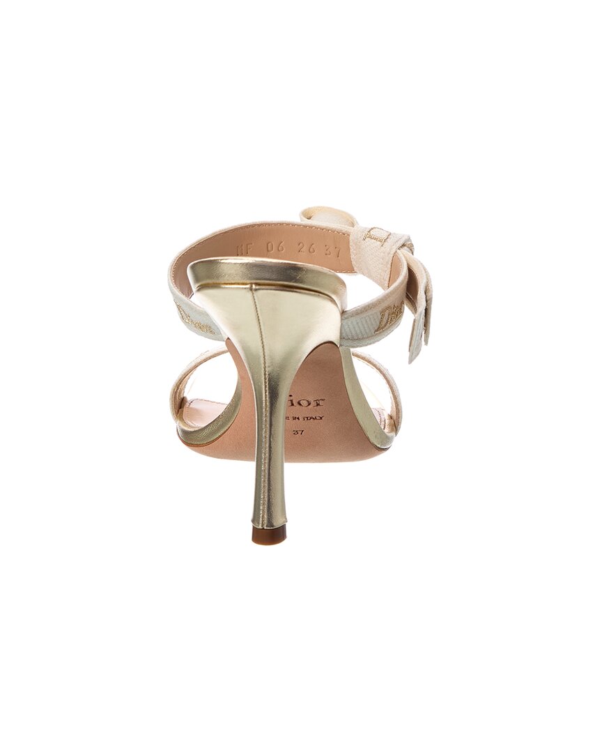 Dior J'adior Canvas & Leather Sandal