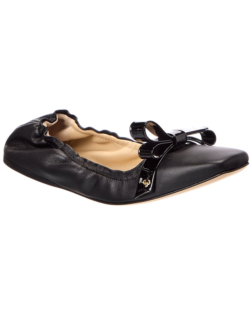 Jimmy Choo Adalee Leather Ballet Flat
