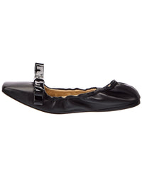 Jimmy Choo Adalee Leather Ballet Flat