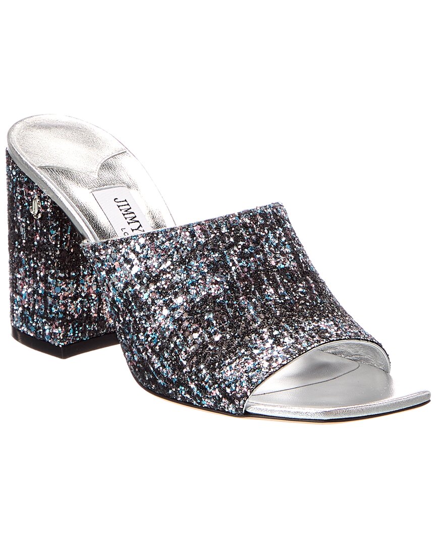 Jimmy Choo Skylah 85 Glitter Sandal