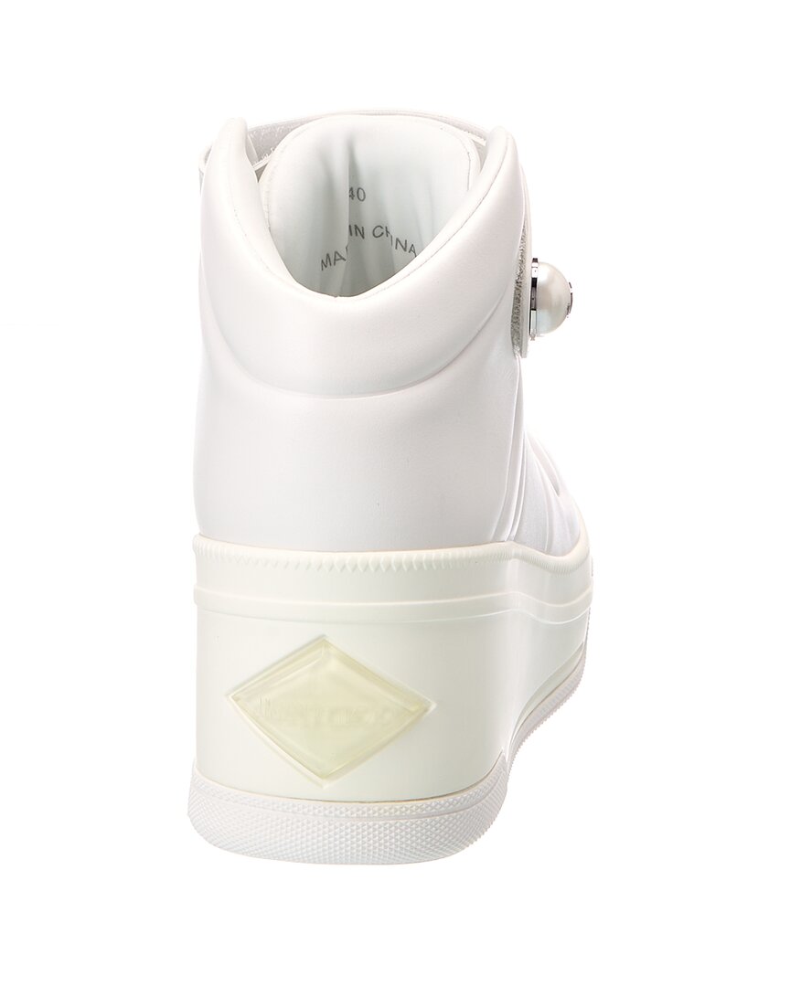 Jimmy Choo Del Mar Leather Platform Sneaker