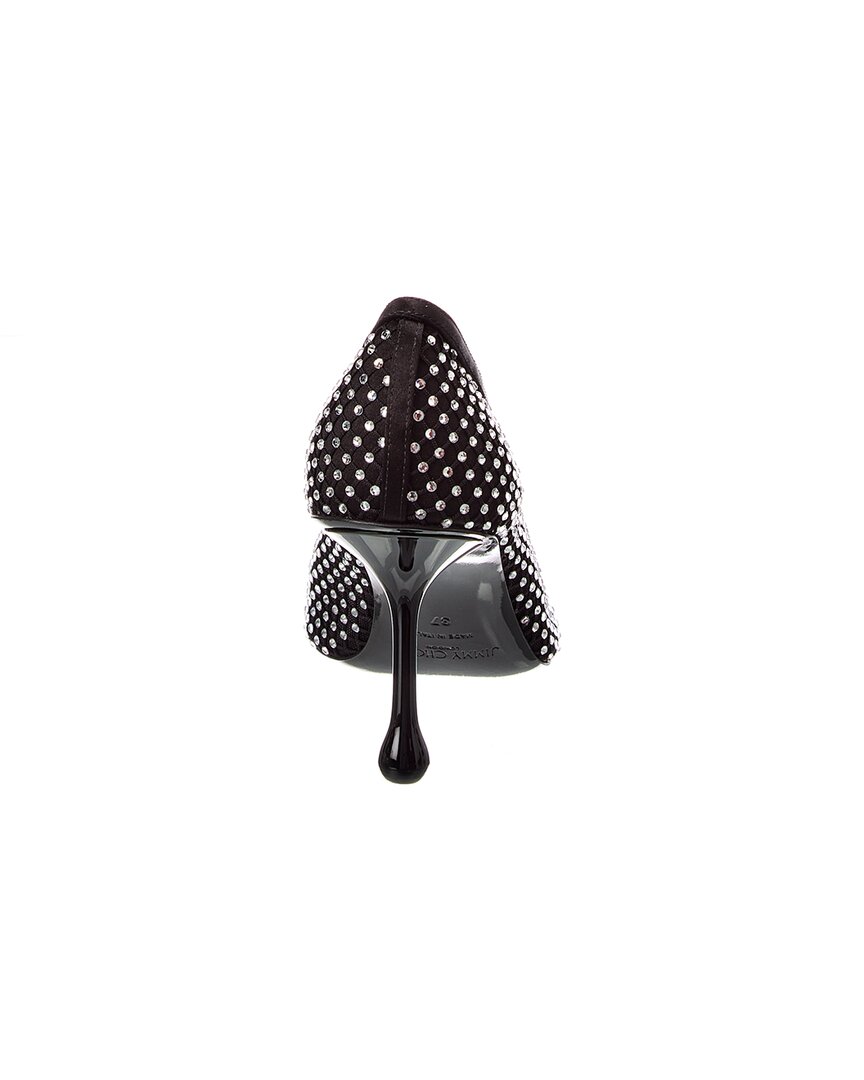 Jimmy Choo Ixia 80 Mesh & Satin Pump