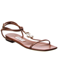 Jimmy Choo Jc Leather Sandal