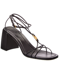 Jimmy Choo Onyxia 70 Leather Sandal