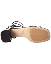 Jimmy Choo Onyxia 70 Leather Sandal