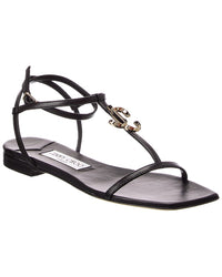 Jimmy Choo Jc Leather Sandal