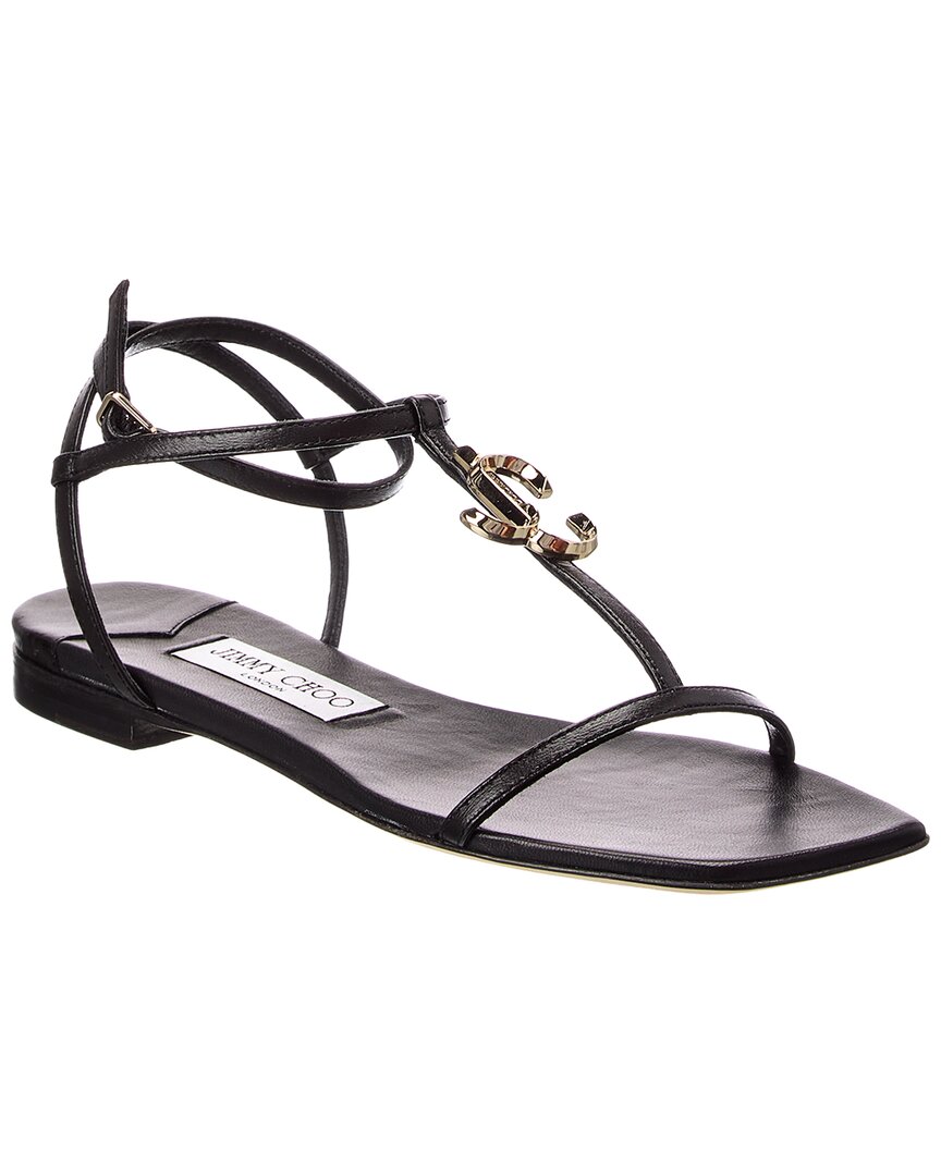 Jimmy Choo Jc Leather Sandal