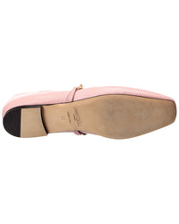 Jimmy Choo Diamond Tilda Lizard-Embossed Leather Ballerina Flat