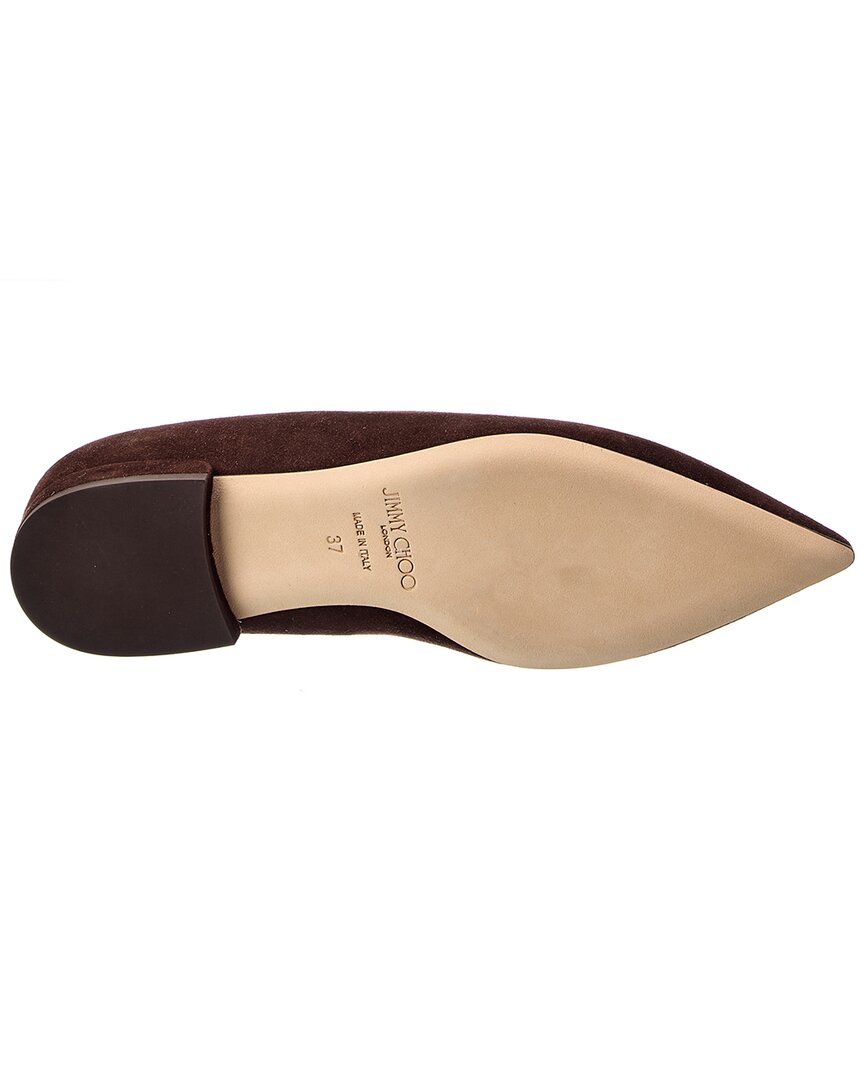 Jimmy Choo Alvena Suede Ballerina Flat