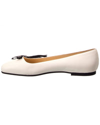Jimmy Choo Dover Leather Ballerina Flat