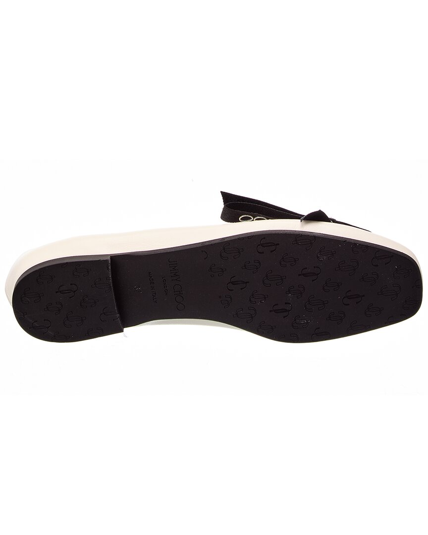Jimmy Choo Dover Leather Ballerina Flat