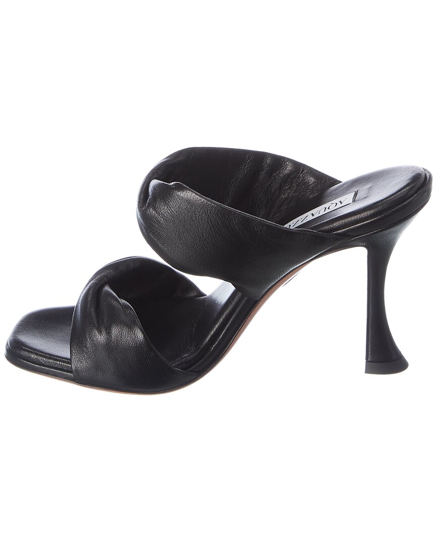 Aquazzura Twist 95 Leather Mule