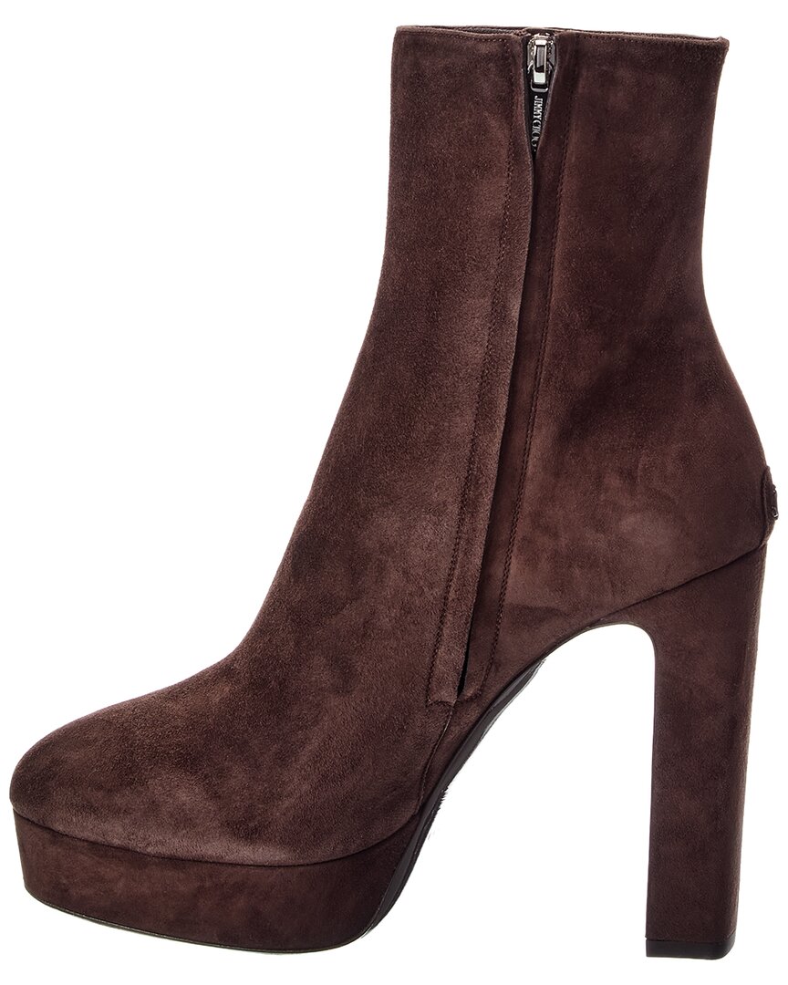 Jimmy Choo Jimmy Choo Marene 120 Suede Bootie