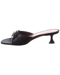 AMINA MUADDI Amina Muaddi Eleonora Satin Sandal