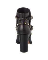 Valentino Rockstud Leather Ankle Boot