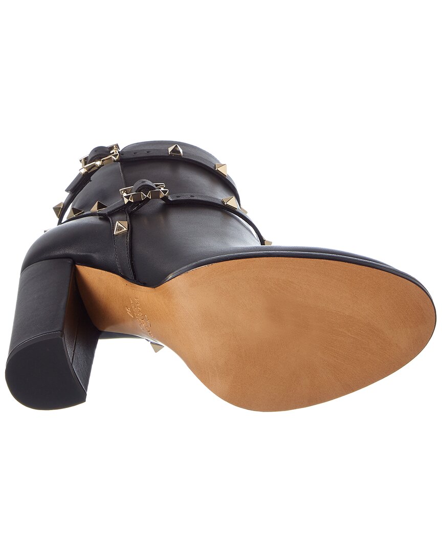 Valentino Rockstud Leather Ankle Boot