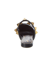 Valentino Roman Stud Leather Flat