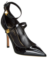 Valentino Roman Stud 100 Patent Pumps