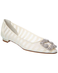 Manolo Blahnik Hangisila Jacquard Flat