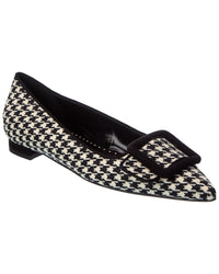 Manolo Blahnik Maysale Wool Flat