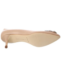 Manolo Blahnik Hangisi 50 Leather Pump