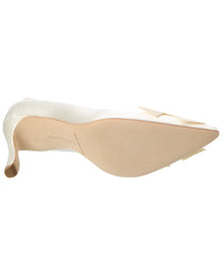 Manolo Blahnik Apius 90 Satin Pump