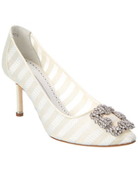 Manolo Blahnik Hangisila 70 Jacquard Pump