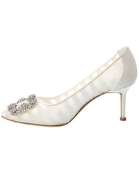 Manolo Blahnik Hangisila 70 Jacquard Pump