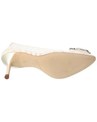 Manolo Blahnik Hangisila 70 Jacquard Pump