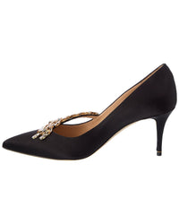 Manolo Blahnik Nadira 70 Satin Pump