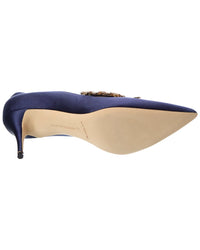 Manolo Blahnik Nadira 70 Satin Pump